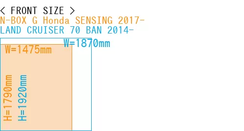 #N-BOX G Honda SENSING 2017- + LAND CRUISER 70 BAN 2014-